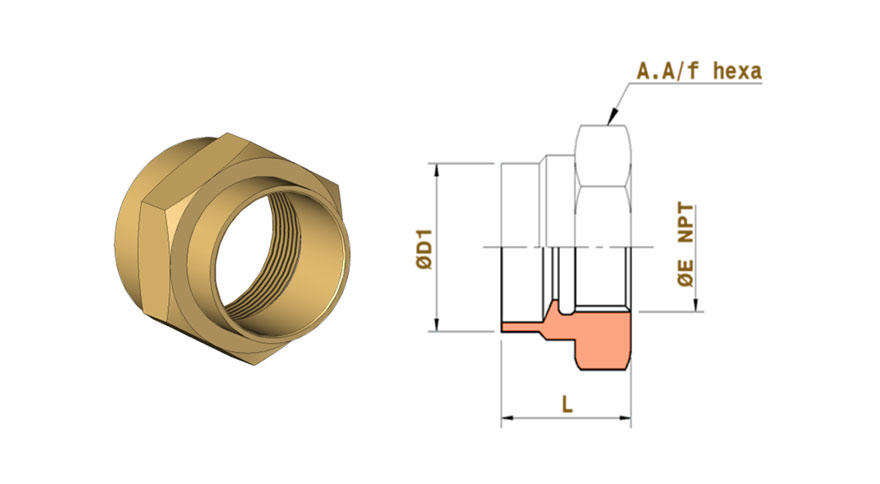 CuNi- adaptors-butt-welding-ends-x-female-threaded