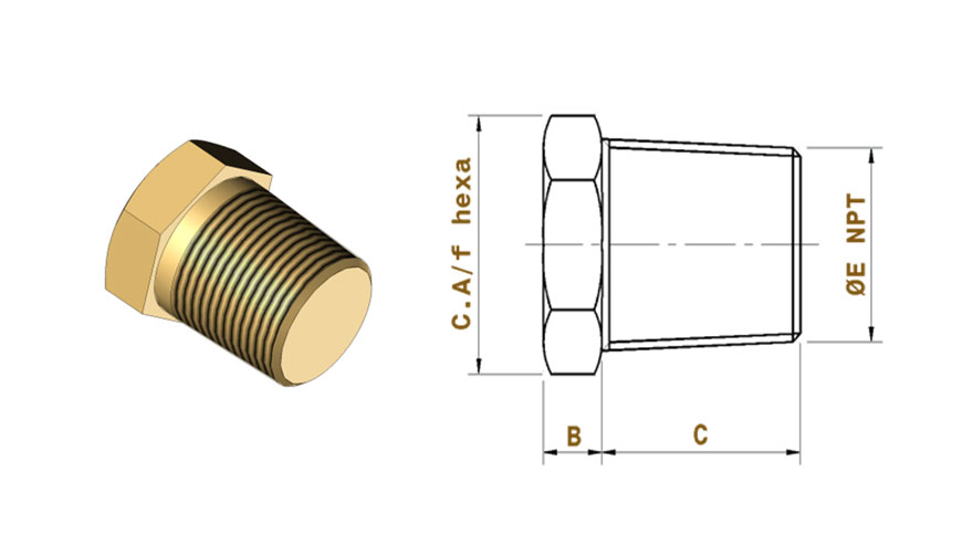 Copper-nickel-male-plugs