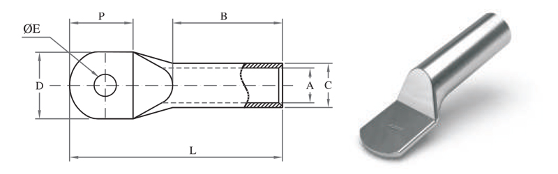 compression cable lugs sealed palm